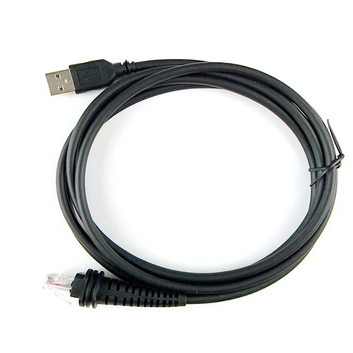 2 м USB кабель для сканера штрих кодов Honeywell HHP 1200 г 1202 1250 1250GAP 1300 1400 1500 1900GHD 1900GSR 1902GH|cable