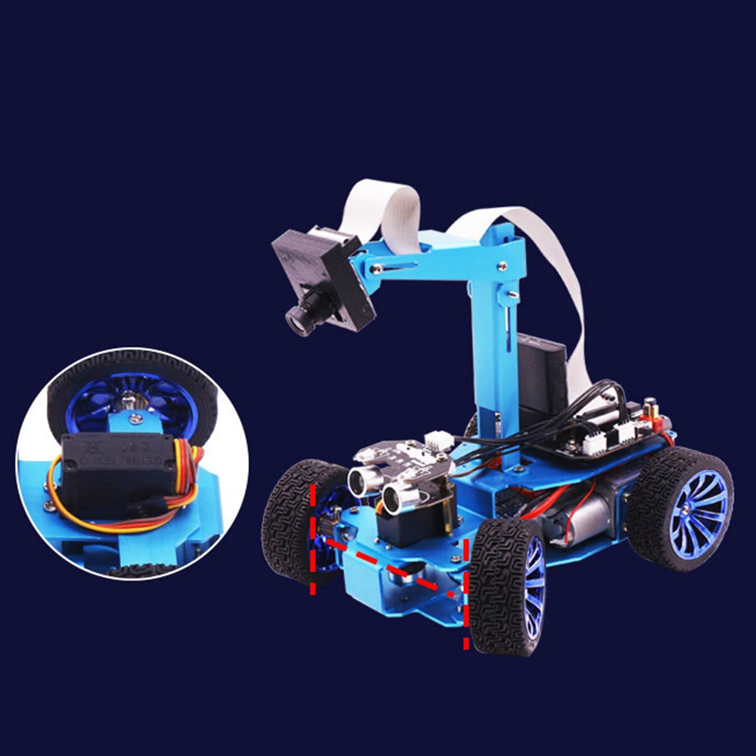  UTOYSLAND STM32 Visual Robot OV7670 Camera Tracking OLED Screen Independent Steering Robotics High-
