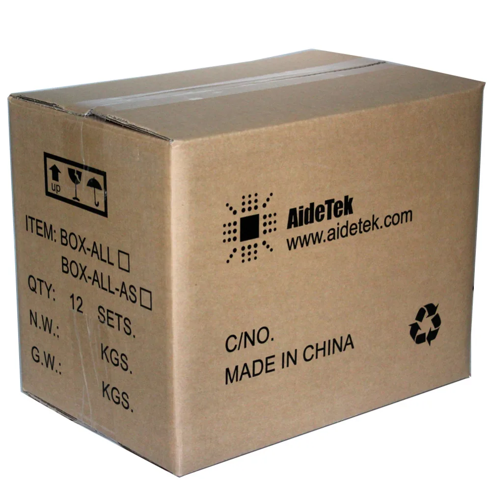 AideTek Коробка органайзер для рукоделия бусины крышки для хранения пустой корпус SMD SMT Органайзер поверхностное крепление пластиковый ящик для инструментов белый 8BOXALL48