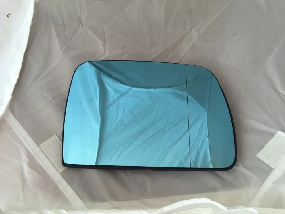 Правая сторона/OEM качество двери крыло зеркало стекло с подогревом синий для BMW X5 E53 1999-2006