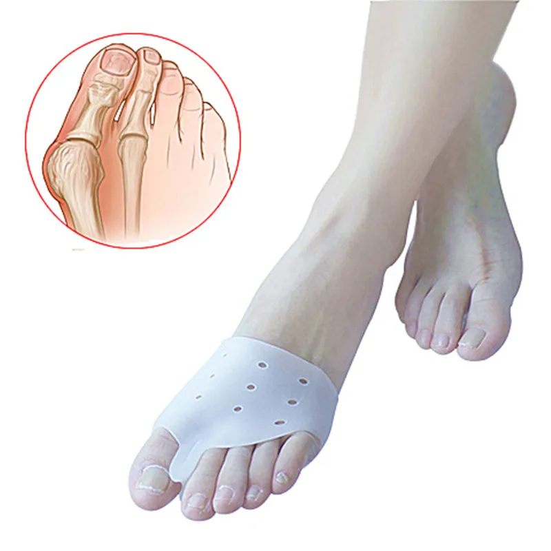 

1 Pair Hallux valgus Orthotics Silicone Toes Separator The big Toe Bunion Corrector Daily Use Tool Orthopedic Pad