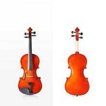 4/4 Скрипка для начинающих Твердый Деревянный инструмент для профессионального осмотра для взрослых