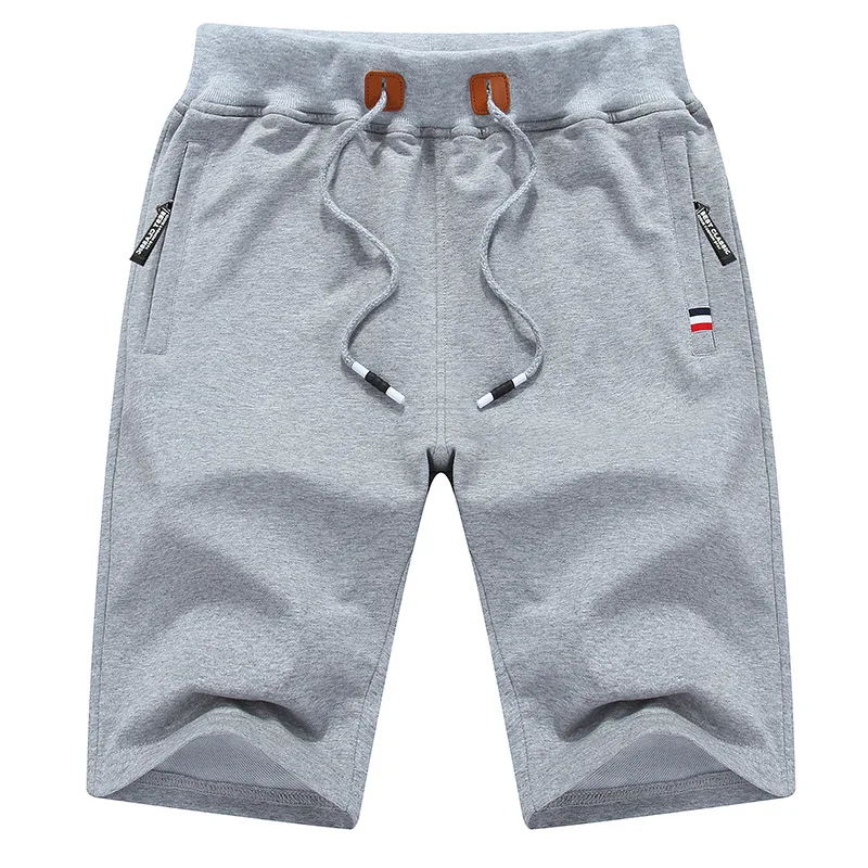 Новые модные Брендовые однотонные мужские шорты 4XL летние мужские пляжные шорты хлопковые повседневные мужские шорты homme одежда 8660