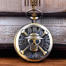 Унисекс модные римские цифры Кварцевые в стиле стимпанк Fob часы Женское мужское ожерелье с подвеской с цепочкой подарки