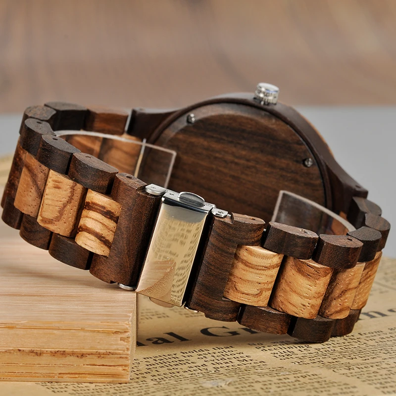 BOBO BIRD, часы в старинном стиле из дерева с УФ-печатью вашего фото Для мужчин Женские кварцевые наручные часы OEM индивидуальный подарок UV-C/D30