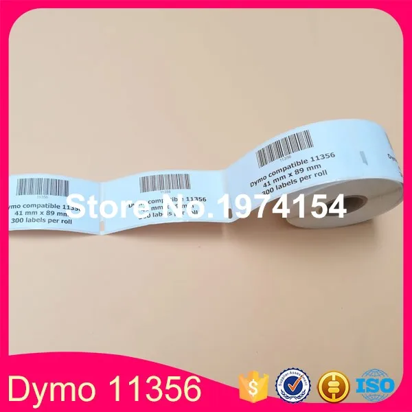 50 x Рулоны Этикеток совместимости dymo 11356 41x89 мм