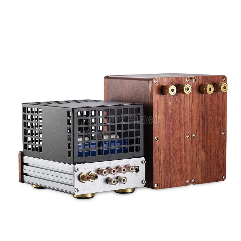 Douk аудио HiFi стерео 6N2 + 6N6 вакуумный трубчатый усилитель и 2 дюймовый динамик Rosewood