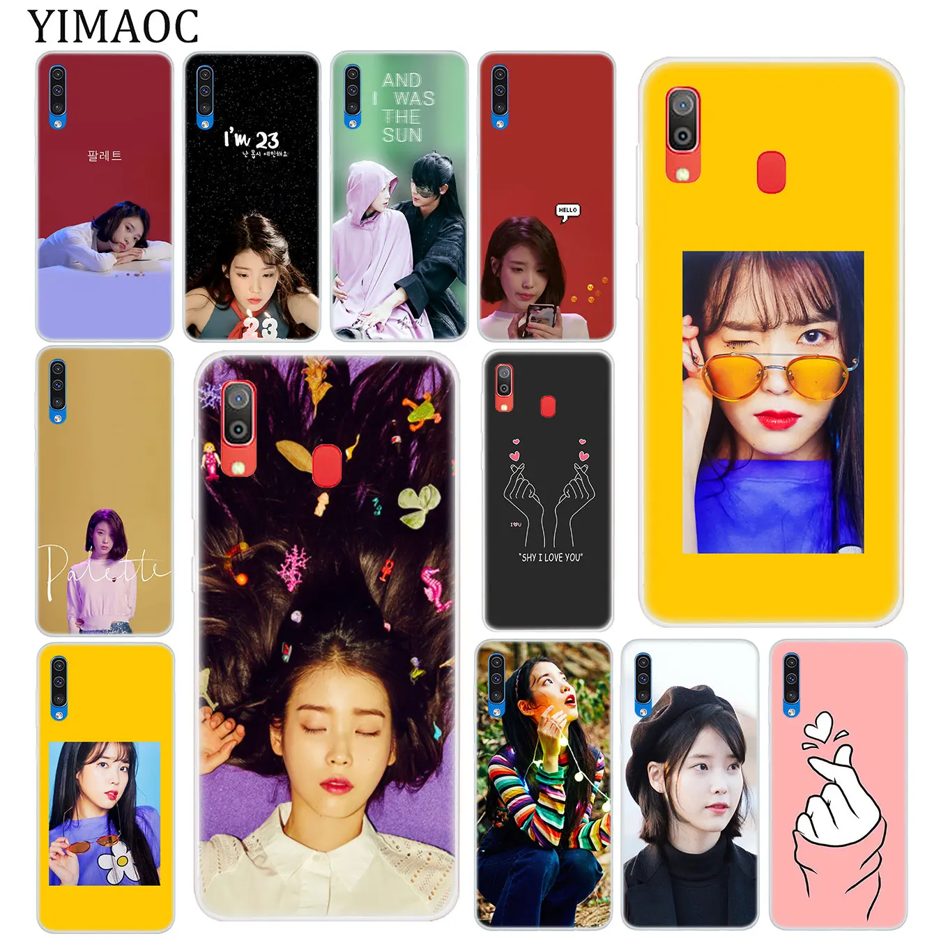 Мягкий силиконовый чехол YIMAOC kpop singer IU для Samsung Galaxy A70 A60 A50 A40 A30 A20 A10 M10 M20 M30 M40