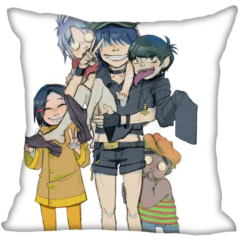 Gorillaz чехол для подушки дома декоративный на Невидимый молнии s 40X40 45X45cm|Наволочка|
