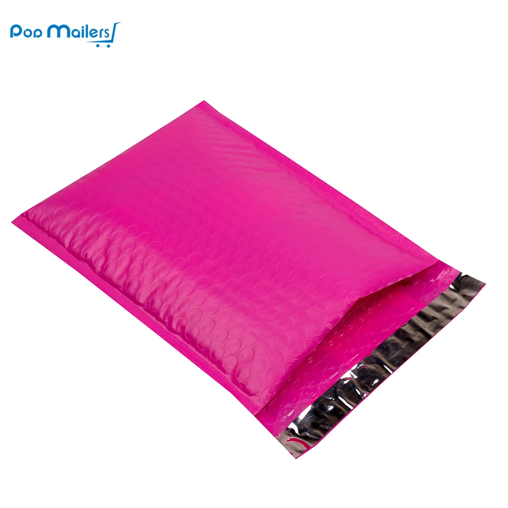 

Pack of 10 8.5x11inch 238*280mm Poly Bubble Mailer Pink Self Seal Padded Envelopes