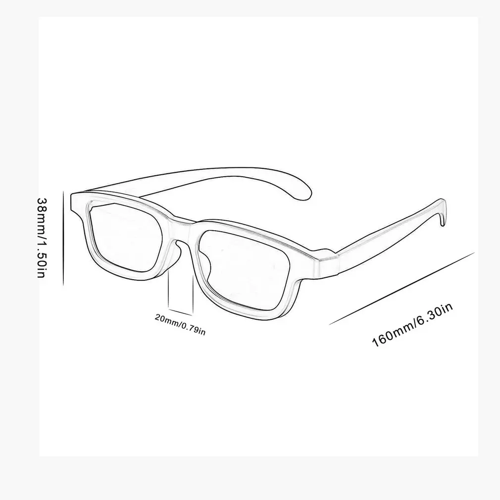G90 Passive 3D Glasses Polarized Lenses For Cinema Lightweight Portable For Watching Movies For Presents G90 Passive 3D Glasses Polarized Lenses For Cinema Lightweight Portable For Watching Movies For Presents