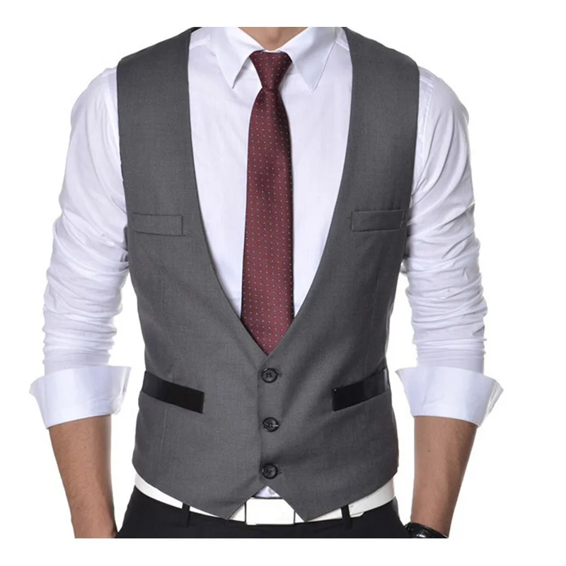 casual suit vest