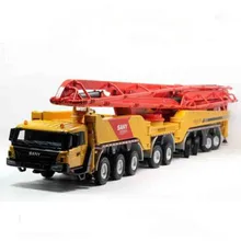Коллекционная модель сплава подарок 1:50 SANY 86 м бетононасос грузовик инженерное оборудование литья под давлением игрушка модель дисплея, украшения