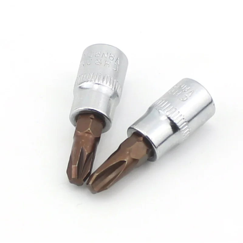 6 шт. ударная отвертка Pozidriv Набор бит отвертка Philips bits 1/4 дюймов приводная розетка ручные инструменты PZ1 PZ2 PZ3 PH1 PH2 PH3