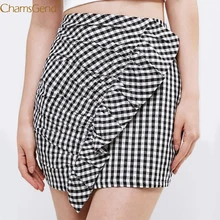 Летние юбки женский цветочный мини-юбка с принтом плюс размер Модная Повседневная Ретро прямой с высокой талией Femininas Мини юбка карандаш мая