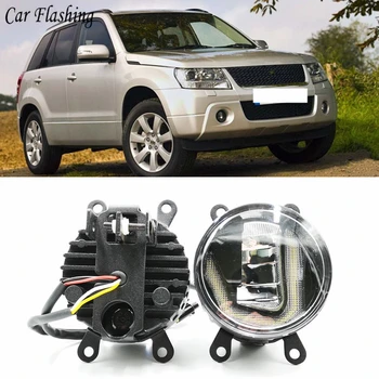 

1Set 3-IN-1 Functions Auto LED For Suzuki Grand Vitara 2007 - 2012 DRL Daytime Running Light Car Projector Fog Lamp signal light