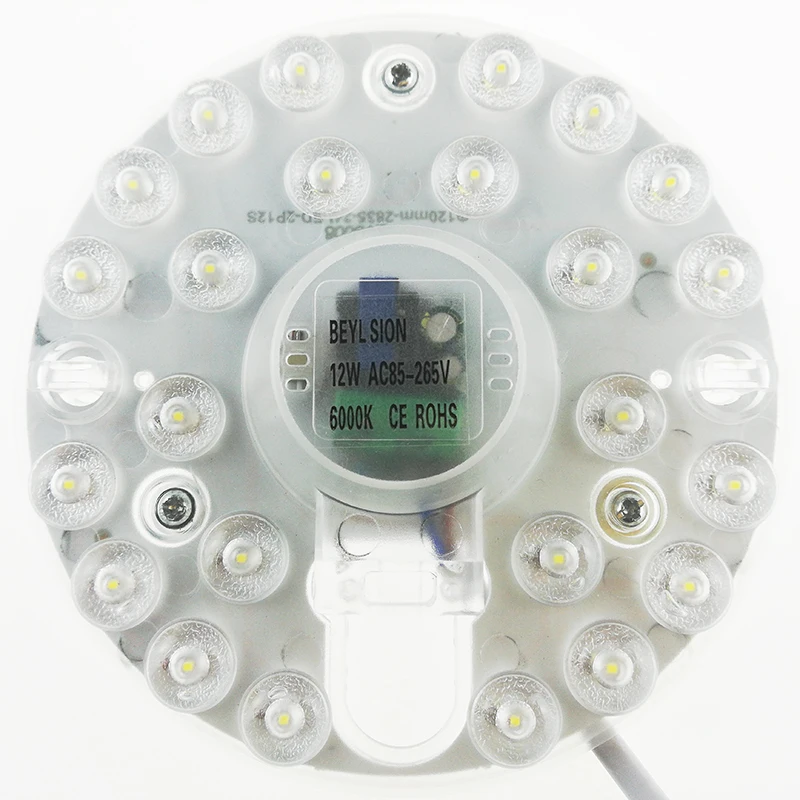 BEYLSION 36 Вт круглый 2835SMD светодиодный модуль потолочные лампы 110 В 220 в 85-265 в Диаметр: 210 мм холодный белый Светодиодные модули для дома спальни