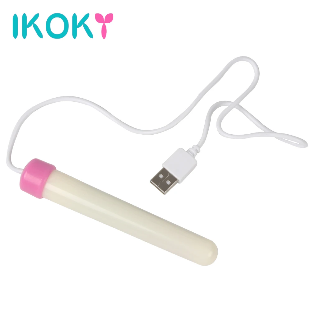 IKOKY Universal USB Heating Bar Vagina Warmer Torch Sex Toys For Men Male Masturbation Cup Warmer Anal Vagina Warm Adult Product male masturbation toys