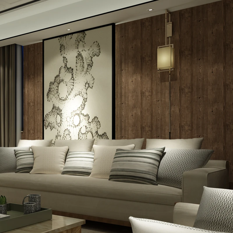 Vintage Chinese Style Imitation Wood Flooring Pattern Wallpaper PVC Deep Embossed Bedroom Living Room Restaurant Sofa Wallpaper Vintage Chinese Style Imitation Wood Flooring Pattern Wallpaper PVC Deep Embossed Bedroom Living Room Restaurant Sofa Wallpaper