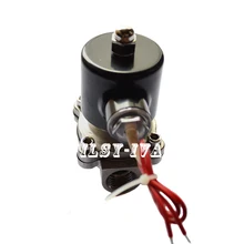 G1/" AC110V, AC220V, AC380V двухсторонняя нержавеющая сталь нормально закрытый Электрический электромагнитный клапан