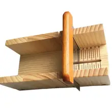 Мыло резак набор инструментов-3 Многофункциональный регулируемый древесины каравай резки коробка из нержавеющей для сократить мыла uitstekers