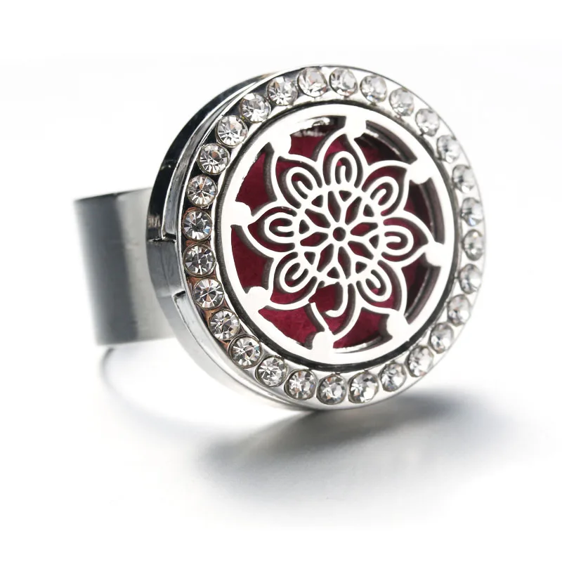 stainless steel flower ring Aromatherapy Essential Oil Diffuser