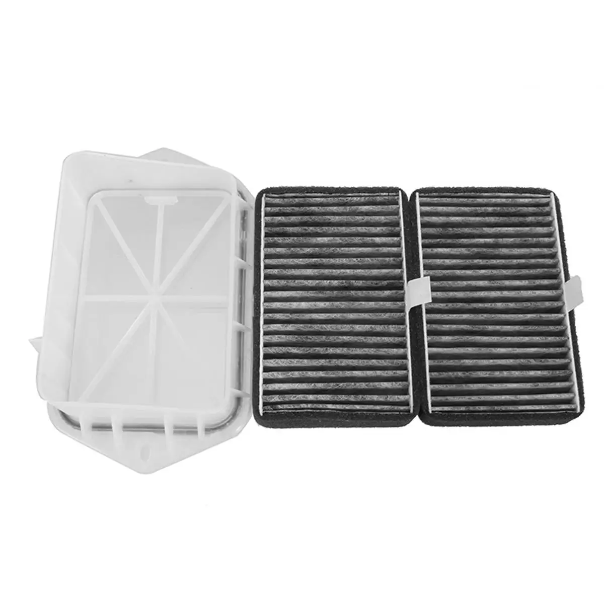 2 отверстия салонный фильтр для Vw Sagitar CC Passat Magotan Golf Tiguan Touran/audi/Skoda Octavia внешний воздушный фильтр FT100