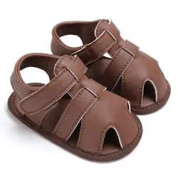 Новорожденных Для маленьких мальчиков обувь искусственная кожа детей schoenen первые ходоки мягкой подошве пляжные кроватки детской Prewalker