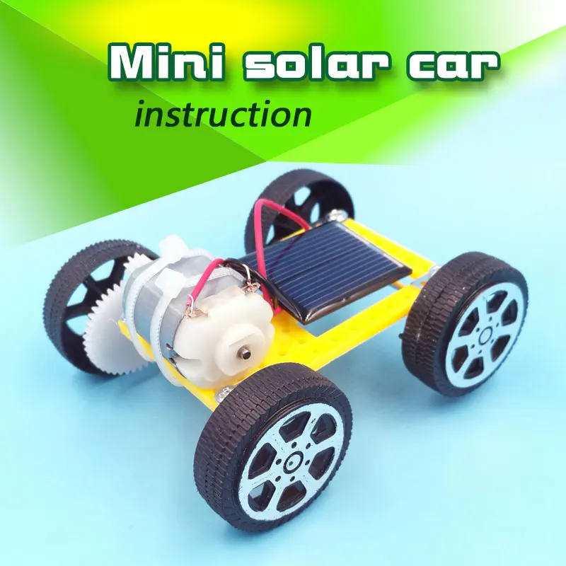

Solar Toys For Kids 1 Set Mini Powered Toy DIY Car Kit Children Educational Gadget Hobby Funny Dropshipping 2019