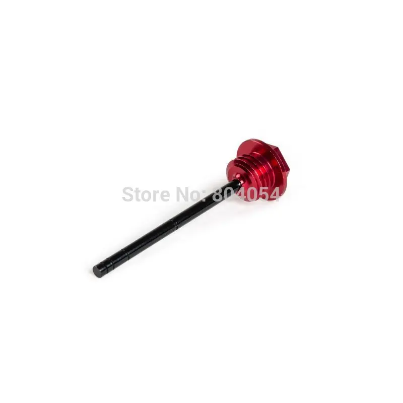 Мотоцикл анодированный красный CNC масляный щуп разъем для Honda CRF250R 2004-2009 CRF250X CRF450X