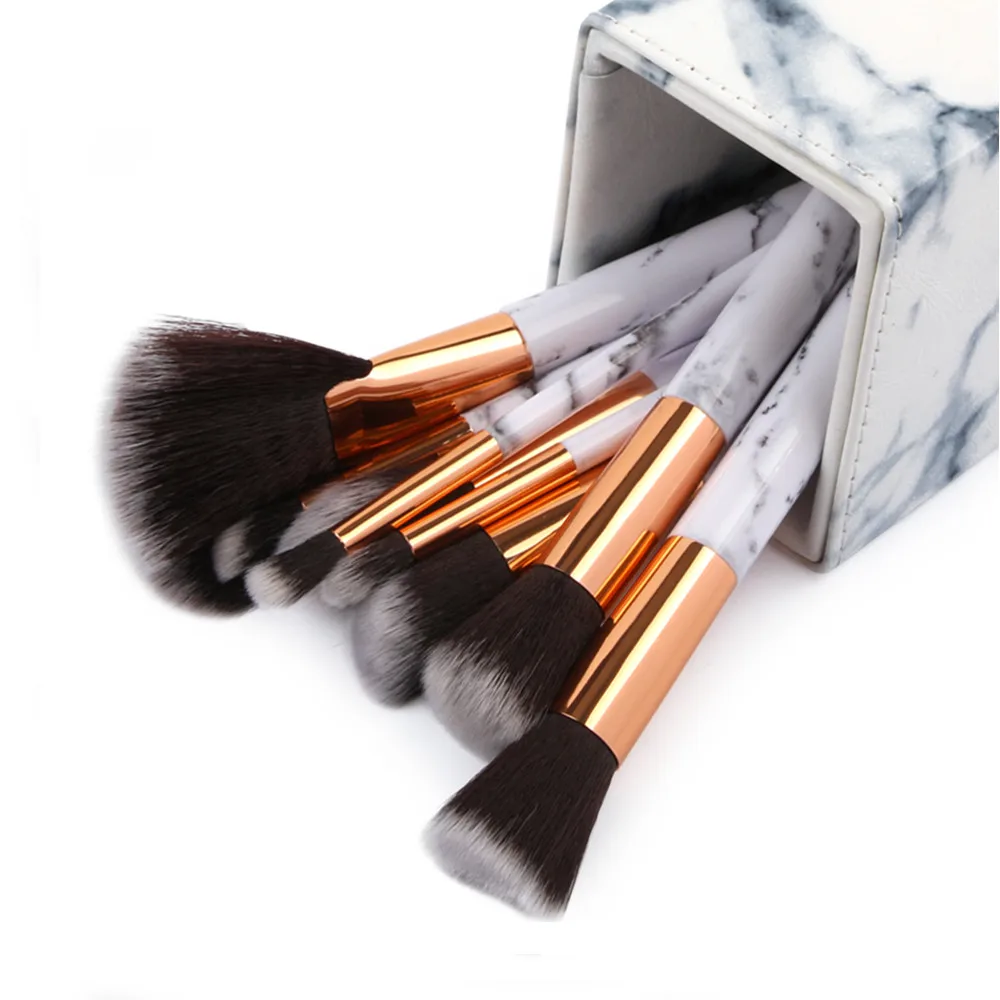 

2019 Newest 10Pcs Synthetic Bristles Beauty Cosmetics Multifunctional Makeup Brush Concealer Eyeshadow Brush Set Maquiagem