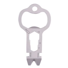 Многофункциональный карманный инструмент из нержавеющей стали бутылка отвертка Гаечный ключ спица снаряжение для путешествий экстренный для выживания в походе инструмент