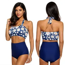 Женский слинг набор печати пуш-ап пляжный Плавание Нижнее белье