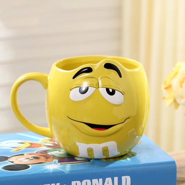 2017 cute m m s mm beans cafe oatmeal mug drinking cups ceramic
