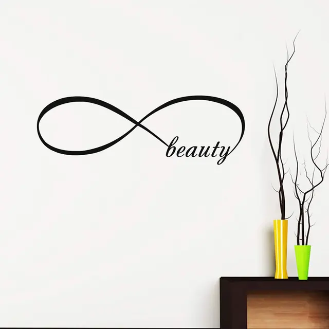 wall decals infinity symbol bedroom vinyl sticker home decor beauty