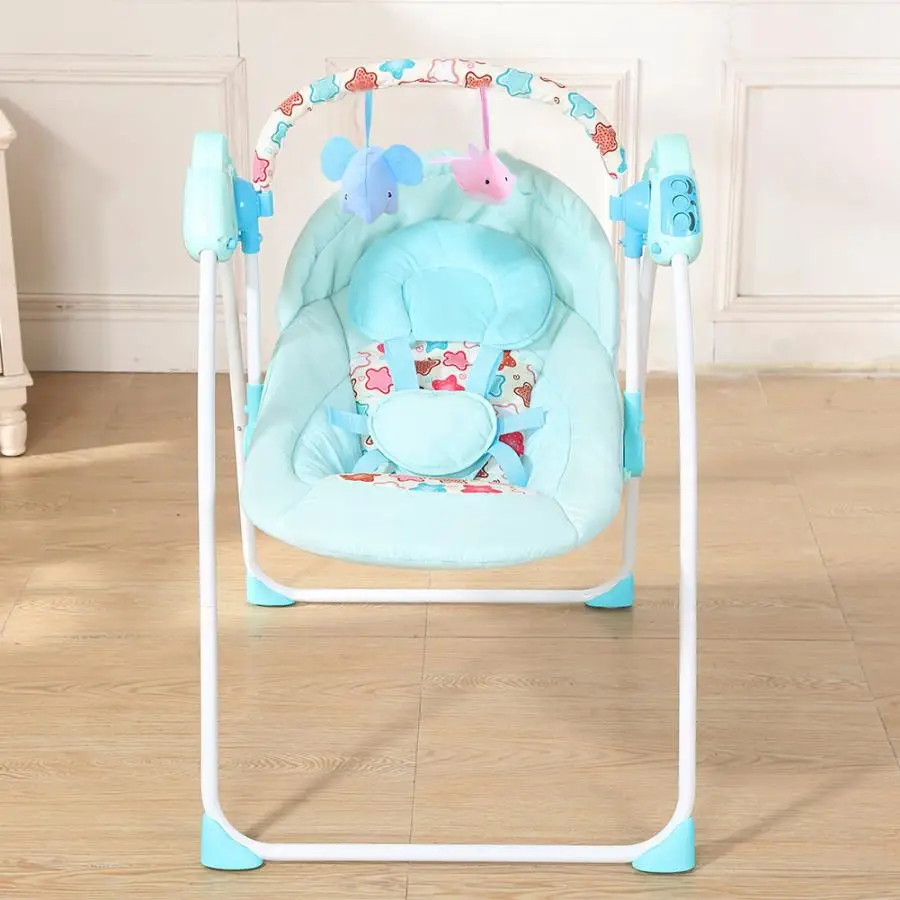 Электрические детские качели колыбель с музыкой Bluetooth дистанционное управление три регулировки новорожденного качалка кресло Bebe Спящая кроватка
