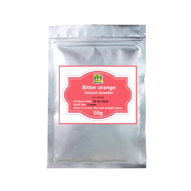 50g 50-1000 г, натуральный экстракт горького апельсина, порошок синефрина, цитрусовый aurantium/Ku Cheng, поддерживает сжигание калорий, в результате потеря веса - Цвет: 50g
