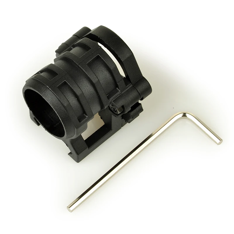 

SEIGNEER Tactical Night Evolution 830' Ring Flashlight Mount For Tactical Weapon Light Airsoft Rifle Gun Light NE08034