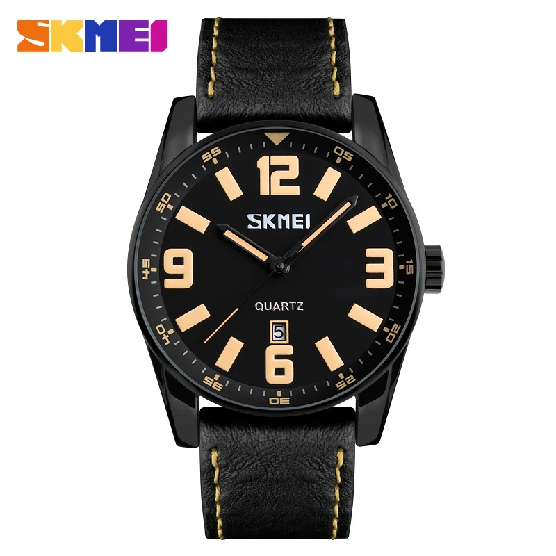 

2018 New Watches SKMEI Fashion Casual Watch Men's Watch 30M Waterproof Quartz Calendar Business Watches Wrist Relogio Masculino