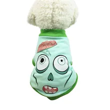 Счастливый Хэллоуин Pet футболки 1 шт. Милая Одежда для собак маленький щенок одежда для питомца украшение на празднование Хэллоуина лучший подарок 35