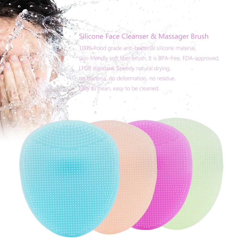 SPEQUIX Facial Cleansing Pads Silicone Face Scrubbers Soft Exfoliators