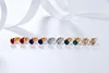 Iutopian clásico 12 colores de cristal pendientes Brincos con medio ambiente de aleación de Anti-alergia Dropship # RG81718 ► Foto 2/6