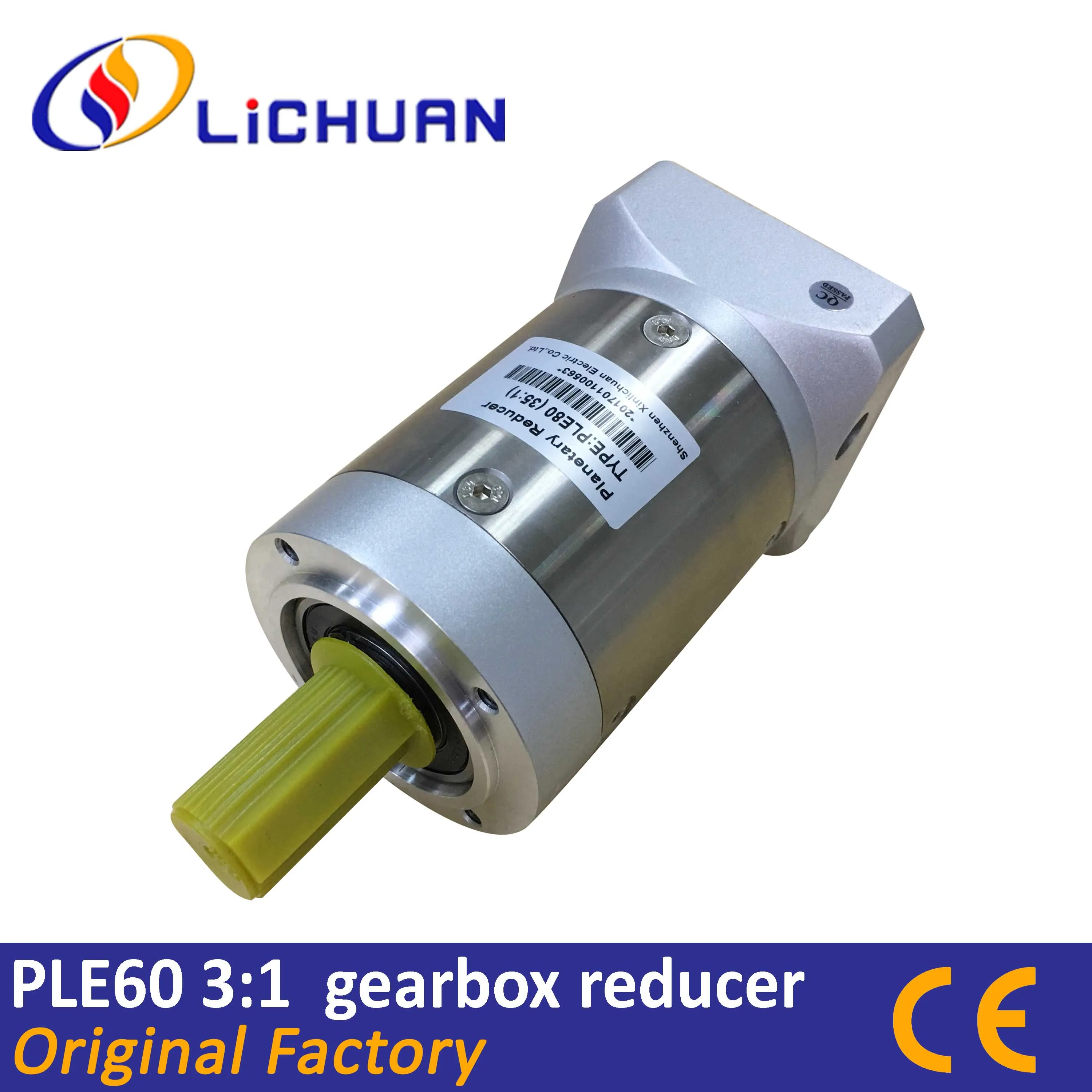 

PLE60 planetary reducer gearbox 3:1 4:1 5:1 7:1 10:1 gear ratio for Lichuan servo motor and closed loop stepper motor