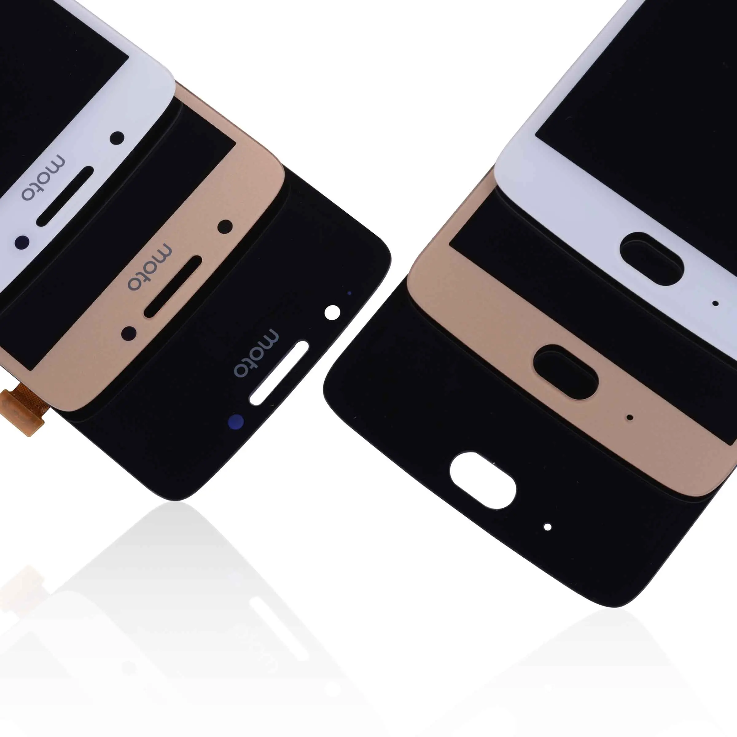 Цена Дисплей для Motorola Moto G5 LCD в сборе с тачскрином на рамке Оригинал черный золотой XT1672 XT1670 XT1676