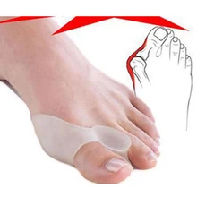 1Pair Orthopedic Hallux Valgus Pro Bunion Corrector Toe Separator Stretchers Bunion Protector Pedicure Tool Silicone