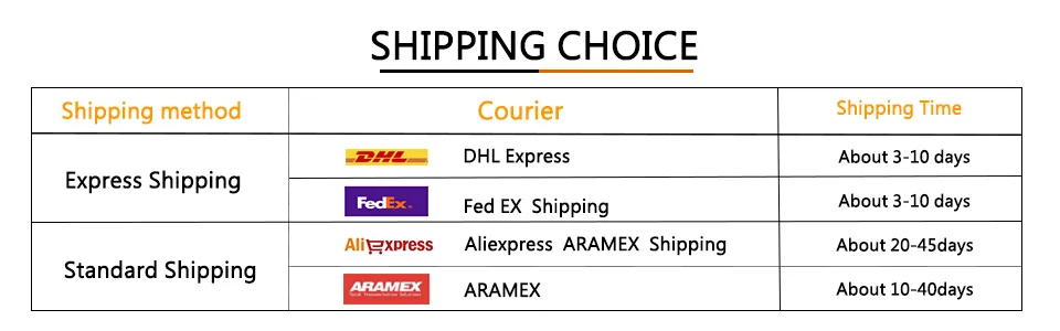 SHIPPING CHOICE