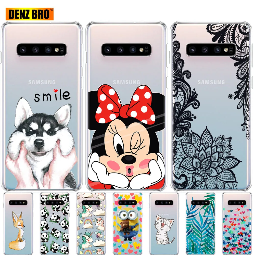 

For Samsung Galaxy S10 Case S10Plus Case Silicone TPU Cover Phone S10 E Case On For Samsung S10 Plus G975F S 10 SM-G973F Case
