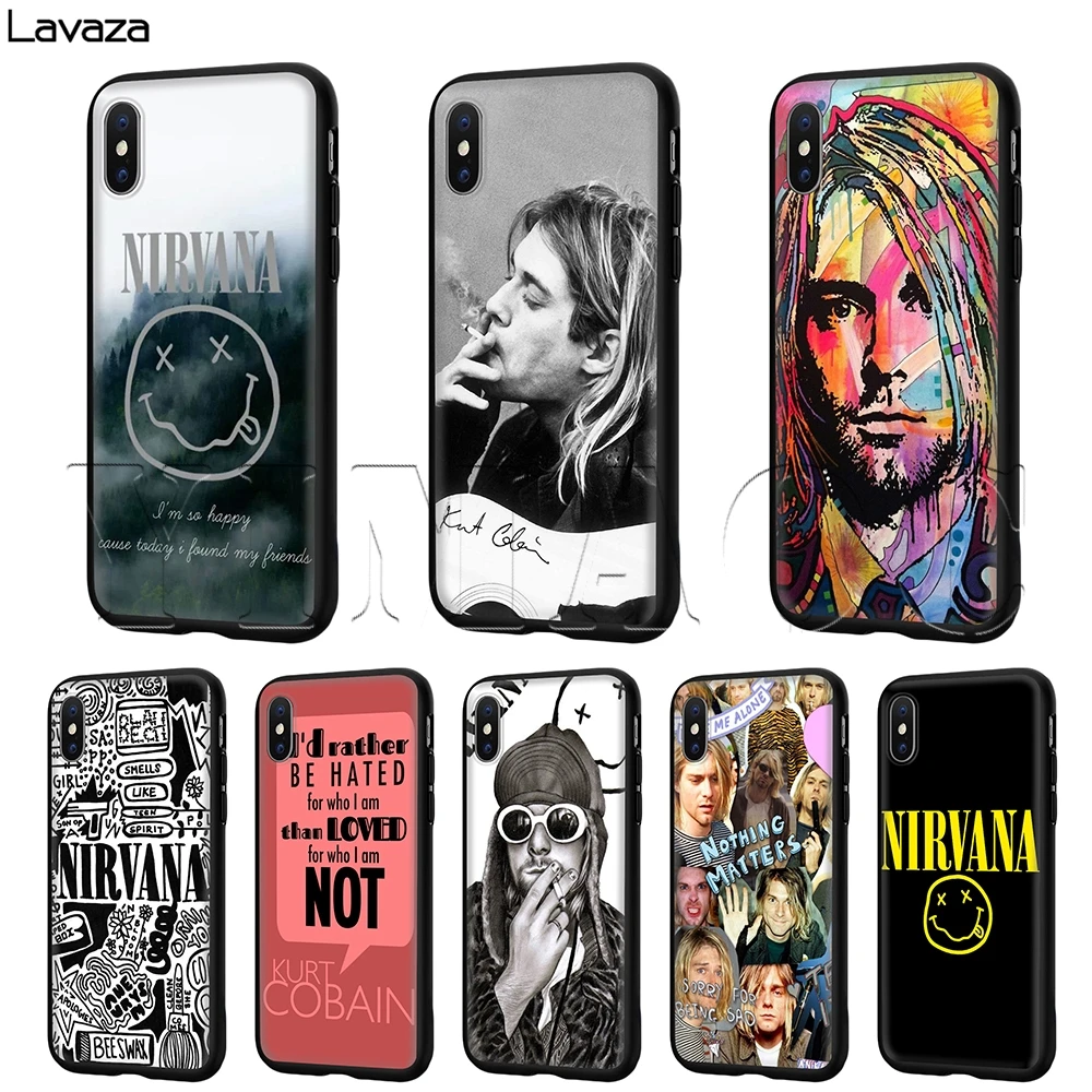 Lavaza Nirvana Kurt Cobain чехол для iPhone 11 Pro XS Max XR X 8 7 6 6S Plus 5 5s se |