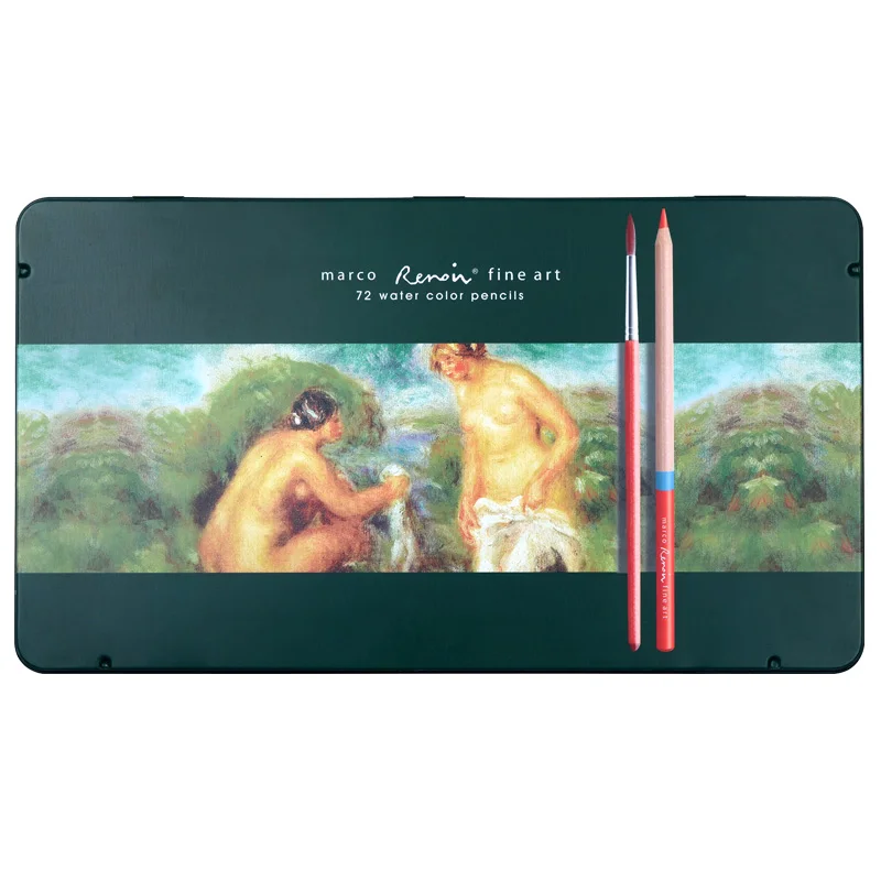 

Marco Renoir 24/36/48/72 professional Oily Colored Pencils lapices de colores for Coloured Drawing Pencil Set Art Supplies