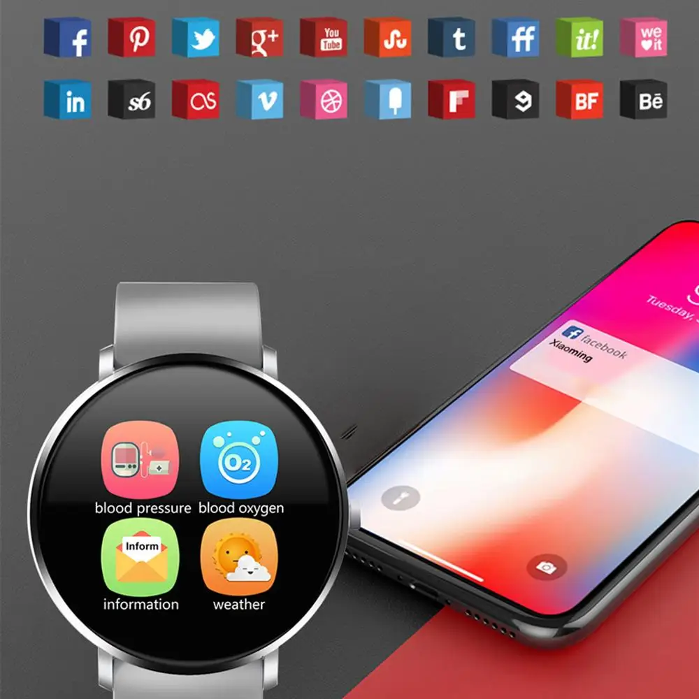Beseneur F25 Bluetooth Смарт-часы мужские монитор кровяного давления сердечного ритма IP67 Водонепроницаемый умный браслет Android IOS